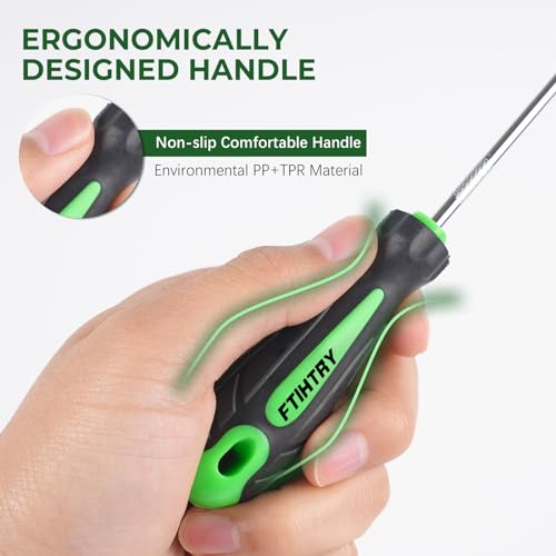 FTIHTRY 8PCS Pick and Hook Set, Precision Automotive Hook Set, Car Auto Oil Seal/O-Ring Seal Gasket Mini Precision Hooks Puller Remover (Green)