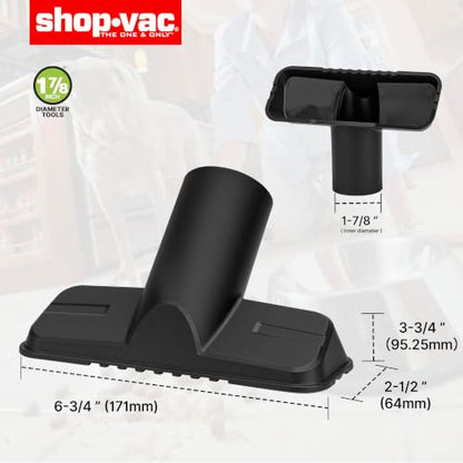 Shop-Vac 3-PC Nozzle Kit, 1-7/8 Inch Diameter for Wet/Dry Vacuum, Includes Gulper, Crevice Tool and Round Brush