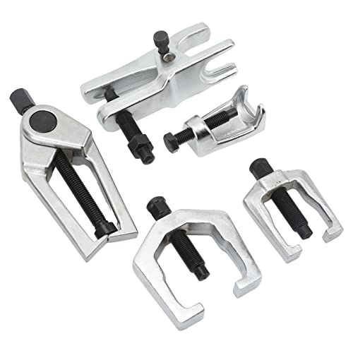 5 Pcs Ball Joint Separator, Alloy Steel Tie Rod End Remover, Pitman Arm Puller, Tie Rod End Tool Set for Trucks