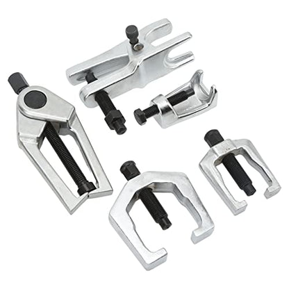 5 Pcs Ball Joint Separator, Alloy Steel Tie Rod End Remover, Pitman Arm Puller, Tie Rod End Tool Set for Trucks
