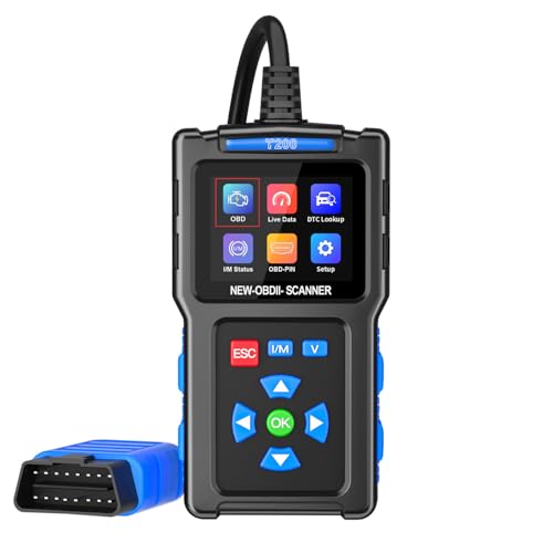 Obd2 Scanner Diagnostic Tool Car Check Engine Fault Code Reader with Reset Clear Error Codes for Chevrolet Toyota Gm Ford Honda Hyundai BMW Bezn VW Audi Vehicles etc Car Accessories CAN Scan