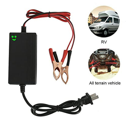 Car Battery Maintainer Charger 12V Portable Trickle Boat Motorcycle Plug
