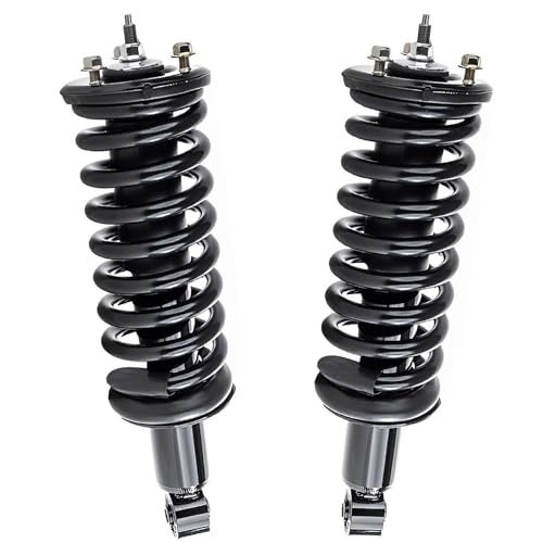 Detroit Axle - 4WD Front 4pc Struts Kit for 2005-2019 Nissan Frontier 4.0L, Struts & Coil Spring Sway Bars 2006 2007 2008 2009 2010 2011 2012 2013 2014 2015 2016 2017 2018 Replacement Suspension - size: 4QS47312/ sway kit