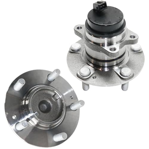 Detroit Axle - 2 Rear Wheel Bearing Hubs for 2010 2011 2012 2013 Kia Soul [4-Wheel ABS] Wheel Bearing and Hubs Assembly Replacement - style: 512434x2/Pair