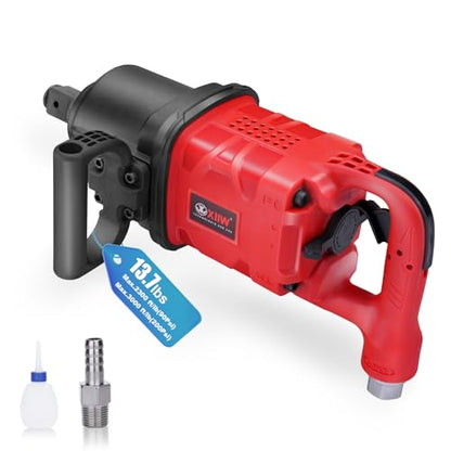 1 Inch Air Impact Wrench, Up to 3000ft-lbs Torque, 5000RPM 1'' Impact Gun | 13.7 lbs Lightweight Pneumatic Impact Wrench with 2 D Handles, 1/2'' Air Inlet for Heavy Duty Repairs - size: 1 Inch | 3000 ft-lbs