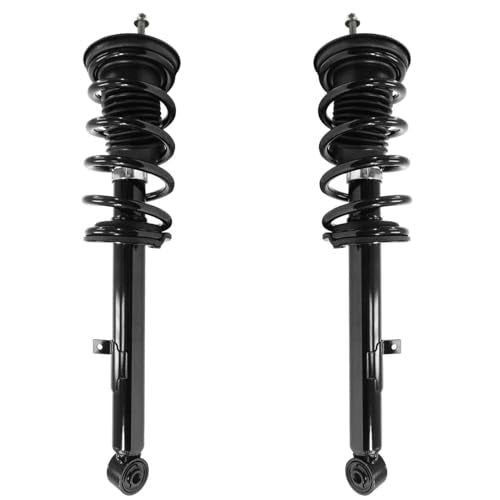 Detroit Axle - RWD 4pc Struts Kit for 2006-2013 Lexus IS250 IS350 [Sedan] | Front and Rear Struts with Coil Spring Assembly 2007 2008 2009 2010 2011 2012 Replacement Suspension - size: 4Q401756/ 4 Struts