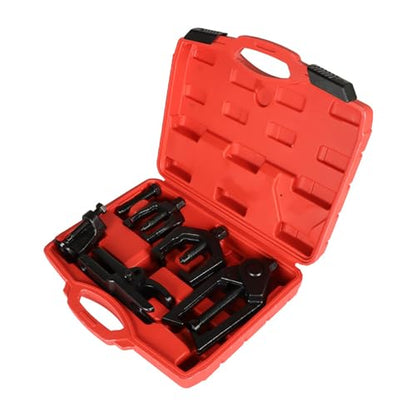 GXYWADY 5-in-1 Ball Joint Separator Pitman Arm Puller Tie Rod End Tool Set for Front End Service Splitter Removal Kit