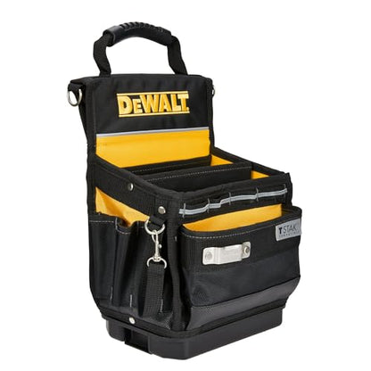 DEWALT Tool Bag, Easy Access Small Tool Pouch with Hard Bottom and Carrying Strap (DWST17624) - style: Tool Organizer