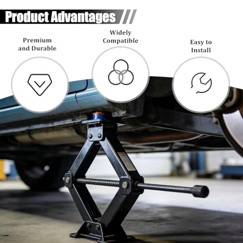 Trailer Jack Drill Adapter, Towing Vehicle Jack Crank Handle Cordless Power Drill Adapter Kit with 1/2" Socket, Auto Replacement Accessories, Universal for RV Campers Utility Trailer