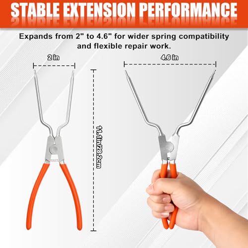 383EER4001A Spring Expansion Tool Compatible with LG Washing Machine | Washer Inner/Outer Tub Spring Removal Tool Replacement, Spreads to 4.6" - color: Orange(2" to 4.6")