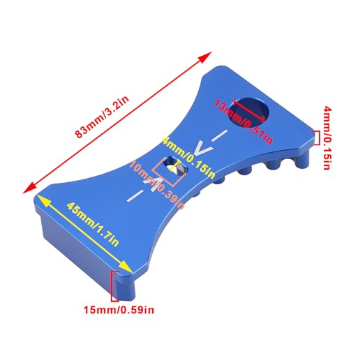 Car Engine Cam Gear Lock Timing Belt Installation Tool Blue Aluminum Compatible with Acura B - color: Blue