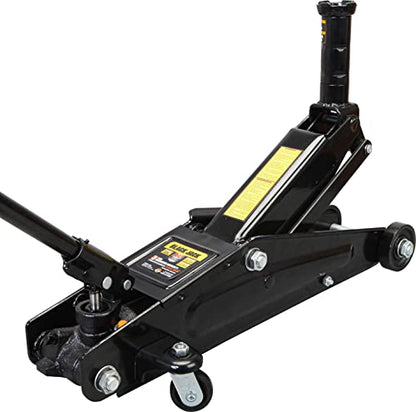 Torin A94117B BlackJack Hydraulic Trolley Service/Floor Jack with Extra Saddle (Fits: SUVs and Extended Height Trucks): 3 Ton (6,000 lb) Capacity, Black - size: 3 Ton (6,000 LBs)