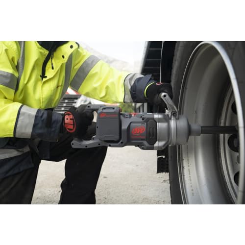 Ingersoll Rand W9691-K4E Cordless 1" High-Torque Impact Wrench Kit with 2" Extended Anvil, Includes 4 BL2022 5.0Ah Batteries and Dual-Bay Charger - size: Extended Anvil, style: 4 Battery Kit