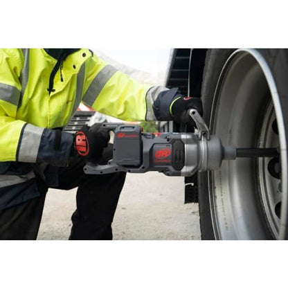 Ingersoll Rand W9691-K4E Cordless 1" High-Torque Impact Wrench Kit with 2" Extended Anvil, Includes 4 BL2022 5.0Ah Batteries and Dual-Bay Charger - size: Extended Anvil, style: 4 Battery Kit