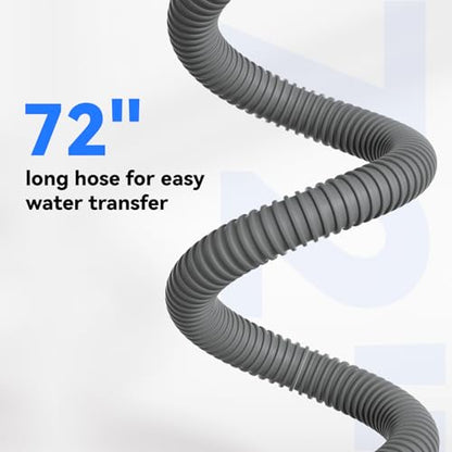Hand Bilge Pump, Siphon Suction Water Pump 36 Inch Length with 72 Inch Hose, Fluid Transfer, Water Removal