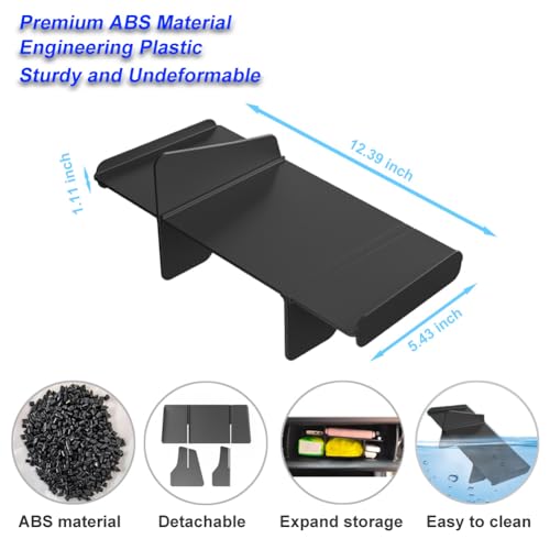 Car Storage Organizer for Ford Maverick 2026 2025 2024 2023 2022 Glove Box Organizers Insert Compartment Tray ABS Black Dividers for Ford Maverick Accessories