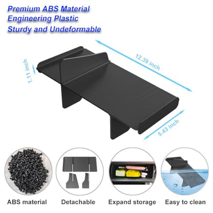 Car Storage Organizer for Ford Maverick 2026 2025 2024 2023 2022 Glove Box Organizers Insert Compartment Tray ABS Black Dividers for Ford Maverick Accessories