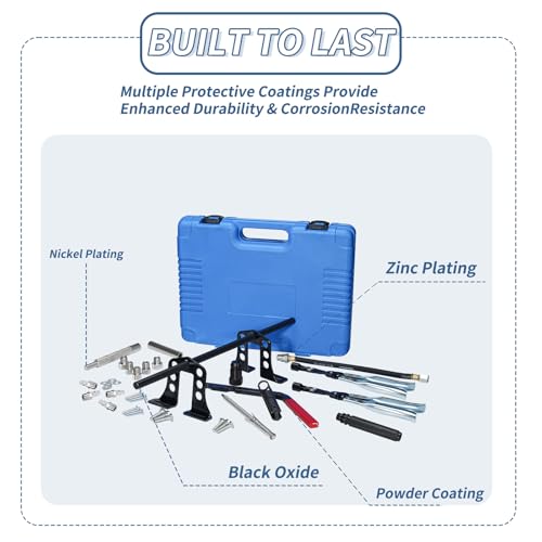 Valve Spring Compressor Universal Overhead Engine Valve Spring Compressor Cylinder Head Service Set OHV OHC Compressor Tool Valve Spring Compressor Remover and Installer