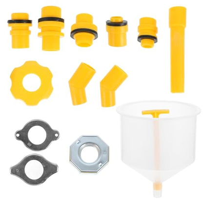 1set Radiator Funnel Fill Kit Coolant Filling Funnel for Spill Prevention Automotive Tool