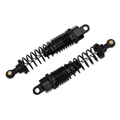 2Pcs Aluminum Shock Absorber Damper 166004 Compatible with Redcat Shockwave Sandstorm Tornado Epx/PRO S30 HSP 94106 94107 RC Off Road Buggy Truck (Black)