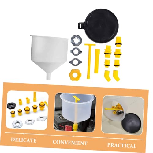 1Set Automotive Radiator Filling Kit Spill Coolant Funnel for Efficient Antifreeze and Water Tank Maintenance for Engine Flush and Coolant System Refilling