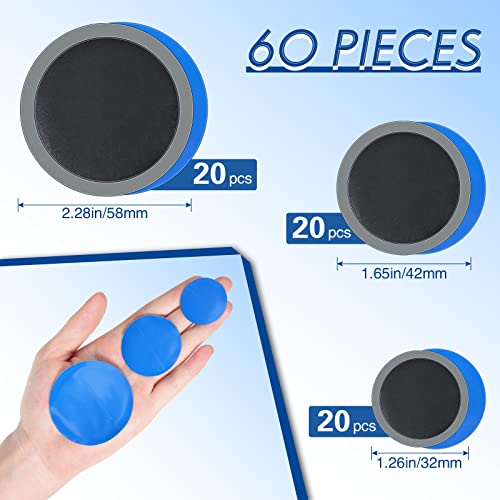 Zhengmy 60 Pieces Tire Patches Kit, Tube Repair Kit, 32 mm, 42mm, 58 mm Tire Repair Unit with Patch Roller Tube Patch Auto Repairs Stitcher Tool for Car Truck Motorcycle - size: 32 mm, 42mm, 58 mm