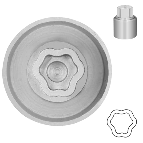 Type B Wheel Locking Nut Key for Land Rover, Lug Nut Removal Tool | Wheel Lock Nut Socket Adapter, Anti-Theft Lug Nut Removal Tool, Anti-Theft Screw Remover, Repair Tool, Tyre Fitting, garage - size: Socket B