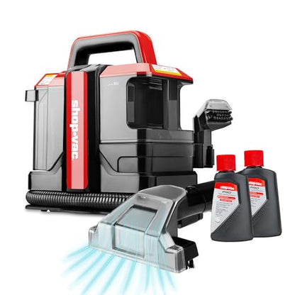 Shop-Vac Portable Carpet & Upholstery Spot Cleaner Machine, 5430094 | Powerful Spot Cleaner with 2 Cleaner Solutions, Lightweight, for Pet Stains, Sofa, Rug, Mattress, Curtain and Car Seats