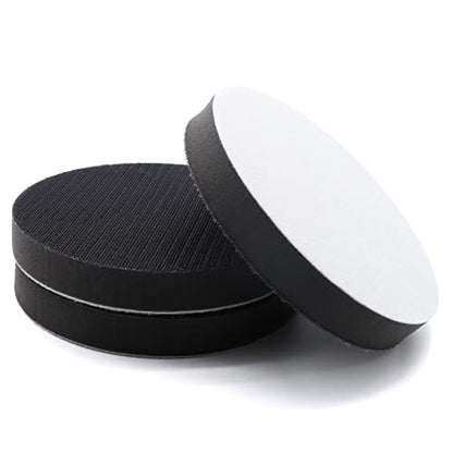 3 Pack Interface Pads, 6 Inch Hook and Loop Soft Density Sponge Cushion Buffer Backing Pad, Foam Sanding Interface Pads for Orbital Sander Automotive Woodworking Polishing - size: 6 inch - 3 Pack