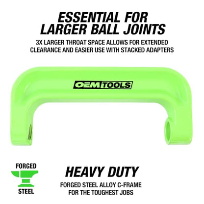 OEMTOOLS XL C-Frame Ball Joint Press Kit, Press Fit Removal for Trucks - style: XL C-Frame Ball Joint Press Kit