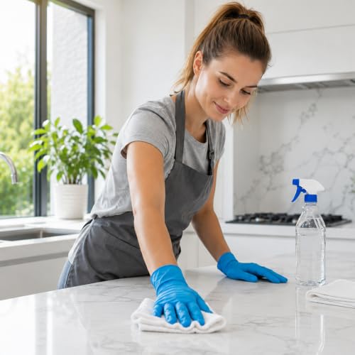 Disposable Nitrile Gloves, 3 mil, Powder-Free,Latex-Free, 100 Count, Food Safe Multipurpose,Large, Non-sterile - size: Large (Pack of 100)