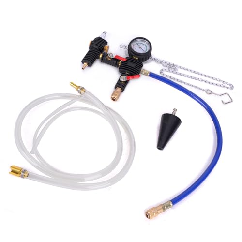 MOCA Professional Cooling System Vacuum Purge & Refill Tool Kit Universal Vacuum Antifreeze Change Filler Setwith Universal Adapters, Case and Hoses for Car, Van, SUV or Truck