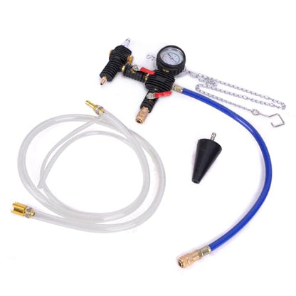 MOCA Professional Cooling System Vacuum Purge & Refill Tool Kit Universal Vacuum Antifreeze Change Filler Setwith Universal Adapters, Case and Hoses for Car, Van, SUV or Truck