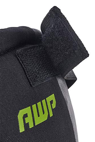 AWP Low-Profile Fabric Cap Work Knee Pads | Non-Marring Non-Scratching All-Day Comfort Knee Pads | One Size - size: 1 Pair, style: Low-Profile Fabric Cap Work Knee Pads