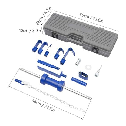 Slide Hammer Dent Puller Set, Automotive Hammer Puller Frame Set Heavy Duty Auto Body Truck Repair Tool Kit Automotive Dent Remover with Carrying Case