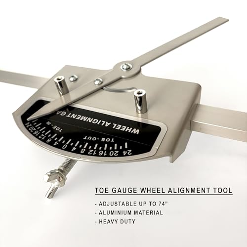 Wheel Alignment Front End Toe Gauge and Magnetic Strut Alignment Level Tool