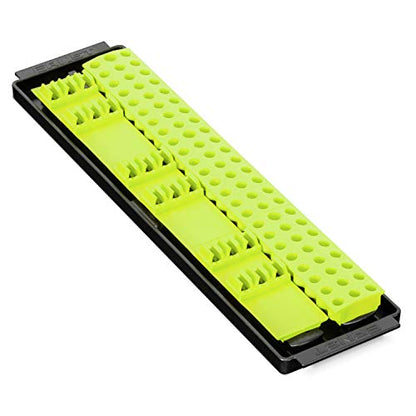 ERNST Bit Boss - Premium 1/4 inch Hex Tool Bit Organization Solution for Toolbox, Fits 90 Long and Short Bits (Hi-Viz) - color: Hi-Viz