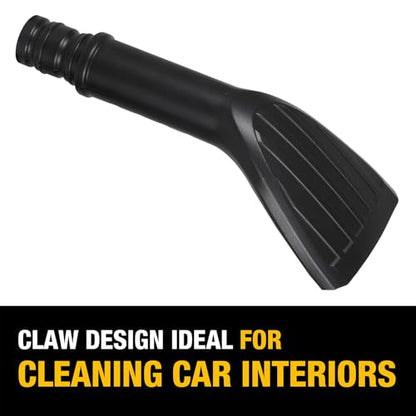 DEWALT 8-Piece Car Detailing Vacuum Hose Accessory Kit, DXVA13-0801 | Compatible with Most Wet and Dry Shop Vacuum, Shop Vac Attachments for Efficient Cleaning