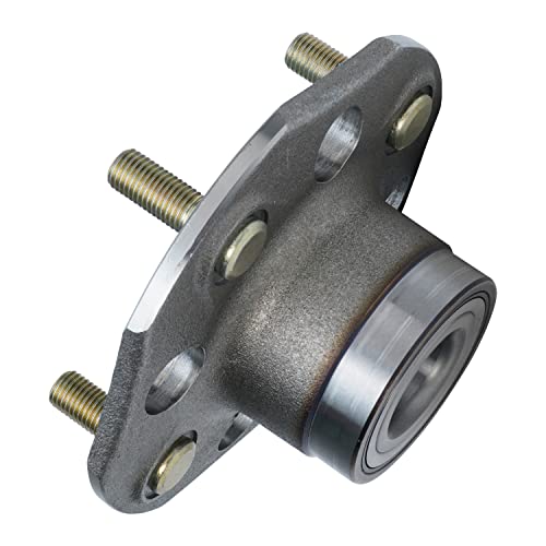 Detroit Axle - 2.3L Rear Wheel Bearing Hubs for 1998-2002 Honda Accord 1999 2000 2001 Wheel Bearing Hubs Assembly Set Replacement [Models w/Rear Drum, w/o ABS] - style: 512176 x2/Pair
