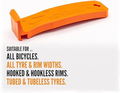 Tru-Tension | Tire Monkey | Tire Lever | Only One Tool Needed to Change Any Tire | Bicycle Tools & Accessories - style: Repair Bundle