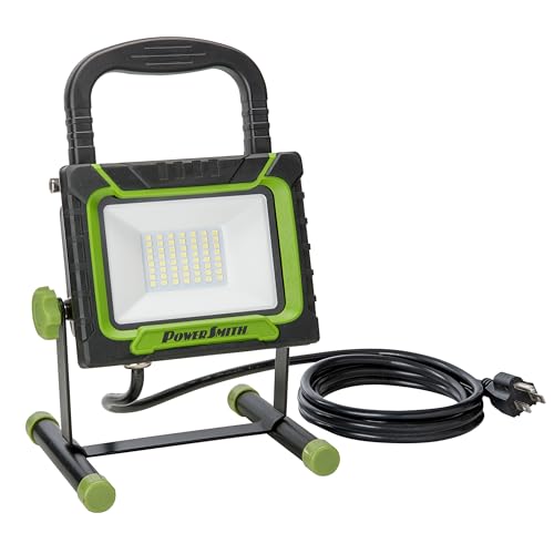 PowerSmith LED Work Light 5000 Lumen with Metal Stand PWLS050H - size: 5,000 Lumens