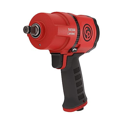 Chicago Pneumatic CP7748TL - 1/2 Inch Air Impact Wrench, Torque Limited, Pistol Handle, Max Torque Reverse Output 960 ft.lbs / 1300 Nm - 7000 RPM, Twin Hammer - size: 1-Inch Short Anvil - Torque, style: New Version