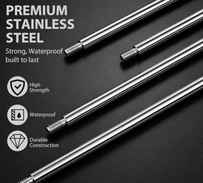 23-Piece Professional Automotive Tool Kit, Stainless Steel Car Door Repair Tool Set for Authorized Roadside Assistance, Vehicle Maintenance and Auto Service