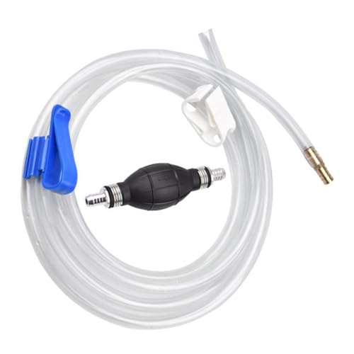 INOOMP Manual Siphon Pump Suction Hose for Car Fuel and Water Transfer, Handheld Vehicle Oil Tube with Guide Hose, Useful Water Siphon Kit for Aquarium and Automotive Use
