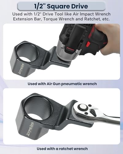 ATPEAM Crank Arm Removal Tool Crank Arm Tool for 1/2" Drive for Honda and Acura Engines (50mm Crankshaft Pulley Wrench) - size: 50mm Crankshaft Pulley Wrench