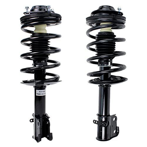 Detroit Axle - 2pc Front Struts for Chrysler Dodge Plymouth Neon SX 2.0, 2 Struts w/Coil Spring Assembly Replacement Suspension Ready Struts Shocks - size: 171580 x2/PAIR
