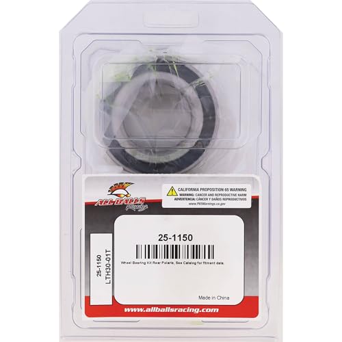 All Balls Racing 25-1150 Wheel Bearing Kit | OEM replacement, fits Sportsman 500 4x4 HO 1000, replaces John Deere AM140533 Polaris 3514635 Arctic Cat 2402-266, 25-1150