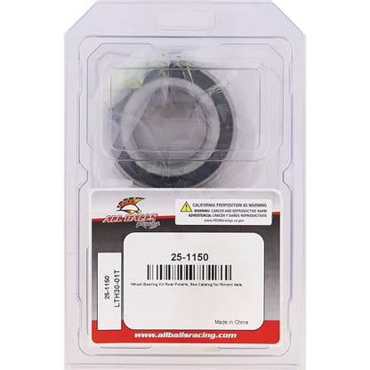 All Balls Racing 25-1150 Wheel Bearing Kit | OEM replacement, fits Sportsman 500 4x4 HO 1000, replaces John Deere AM140533 Polaris 3514635 Arctic Cat 2402-266, 25-1150