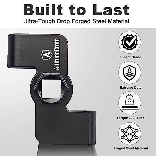 Universal Wrench Extender Adaptor, 1/2" Breaker Bars & 21mm Hex Wrench Extender Tool Drive for Repair or DIY - style: Wrench Extender