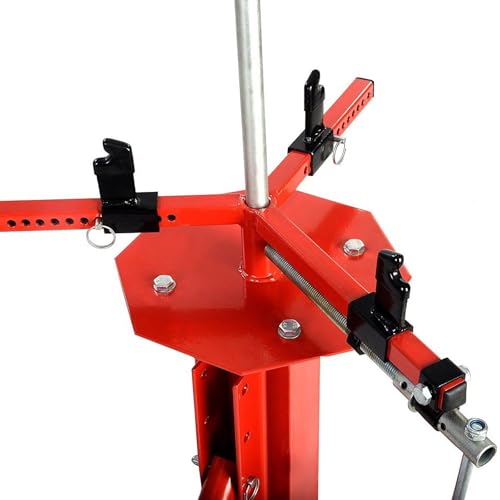 Manual Tire Changer, Tire Changing Machine, Changing Tool for 4" to 16-1/2" Tires, High Strength Steel, Hand Bead Breaker Mounting Tool, Tires Change Stand for Motorcycles, ATVs, Trailers, Car, Red